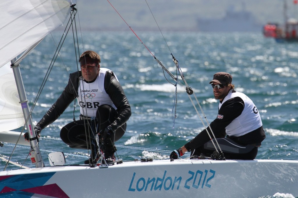Iain Percy and Bart Simpson, GBR Star Two Man keelboat © Richard Gladwell www.photosport.co.nz
